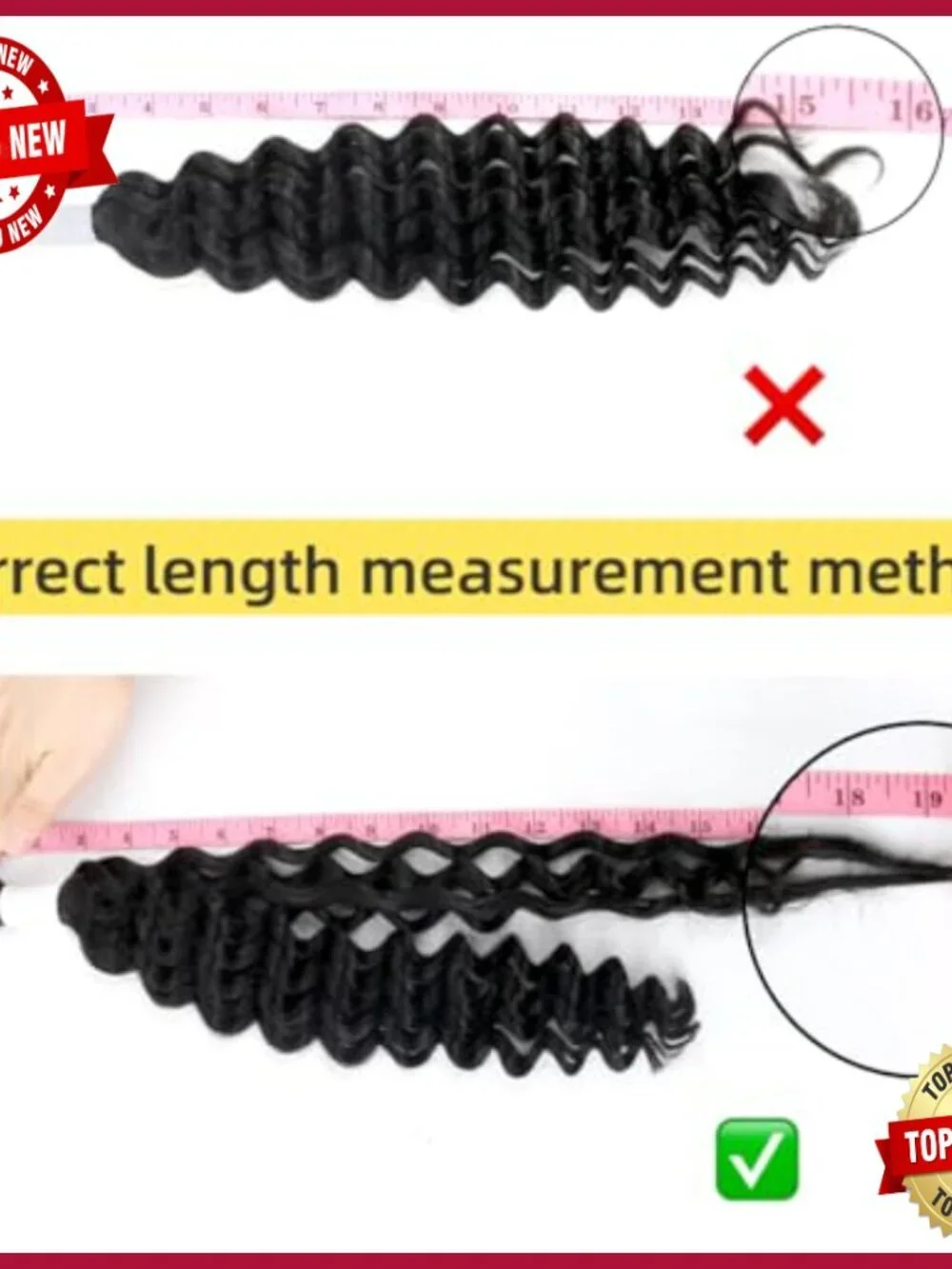 Human Hair Extensions 2 Bundles 100g 24 Inch Brazilian Virgin Hair for Braiding